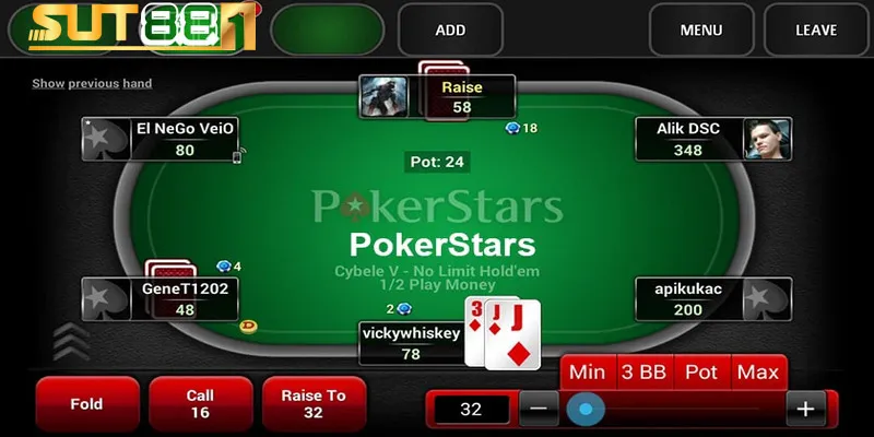 cach danh poker qua 4 vong choi